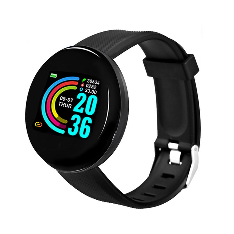 D18 Smart watch reloj intelligent Waterproof Heart Rate Monitor Men's Women's Smartwatch Round Fitness Digital Watches D18s
